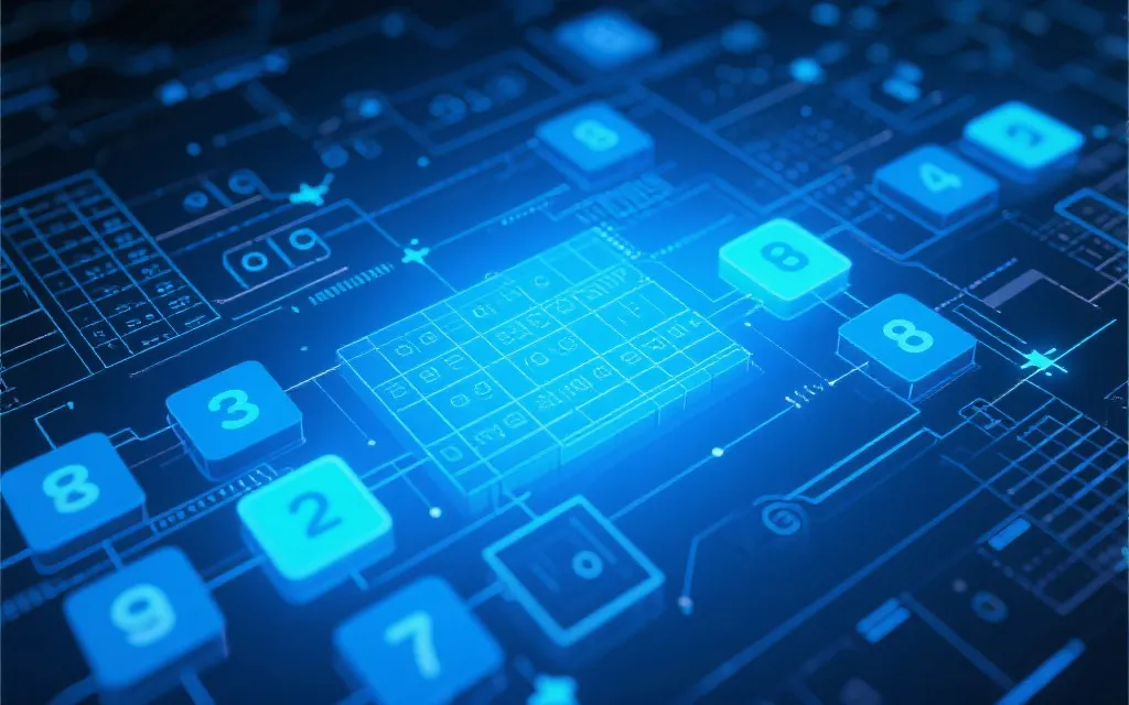 彩票开奖数据结构可视化示意图